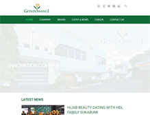 Tablet Screenshot of gondowangi.com